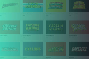 Marvel Superhero Logos